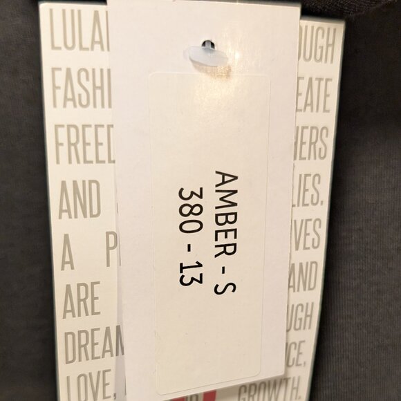 LuLaRoe AMBER Black and Pink Tie-Dye Hoodie Size Small - Picture 8 of 10